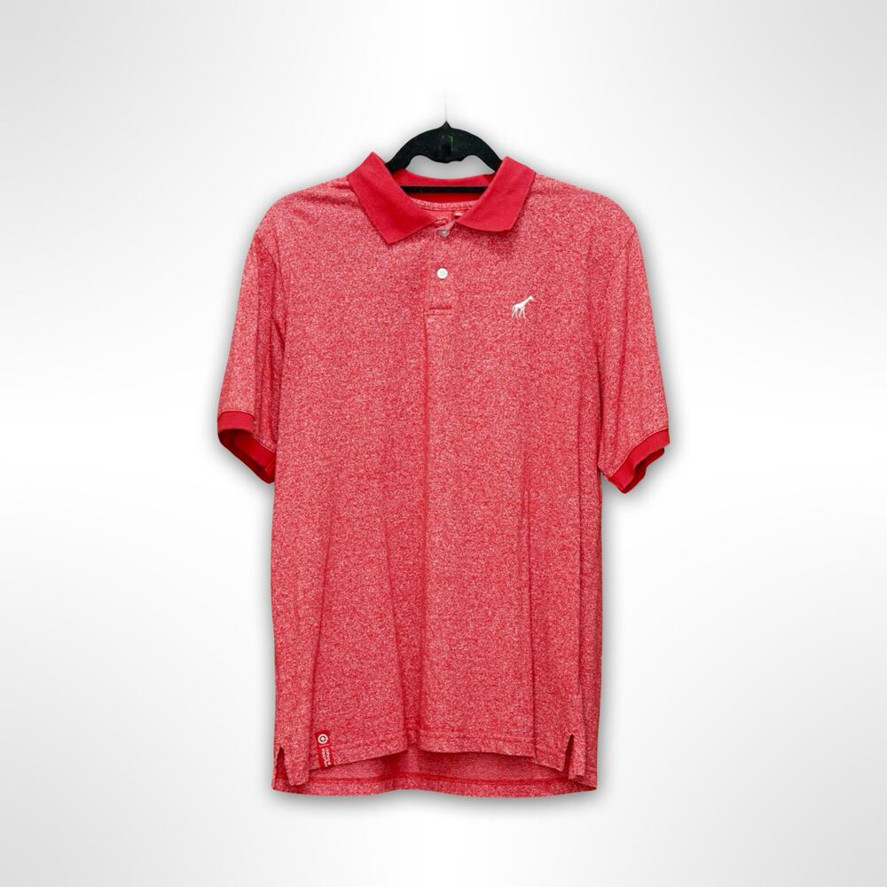 LRG Men's Red Polo Shirt - Size Large